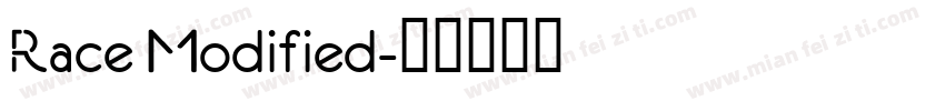 Race Modified字体转换